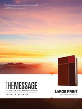 Könyv Message-MS-Large Print Numbered Eugene H Peterson