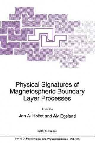 Könyv Physical Signatures of Magnetospheric Boundary Layer Processes Jan Anstein Holtet