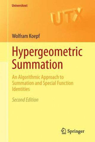 Kniha Hypergeometric Summation Wolfram Koepf