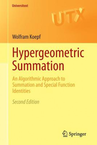 Knjiga Hypergeometric Summation Wolfram Koepf