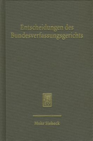 Buch Entscheidungen des Bundesverfassungsgerichts (BVerfGE) itglieder des Bundesverfassungsgerichts