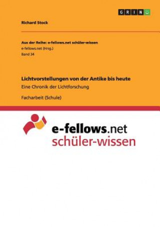 Knjiga Lichtvorstellungen von der Antike bis heute Richard Stock