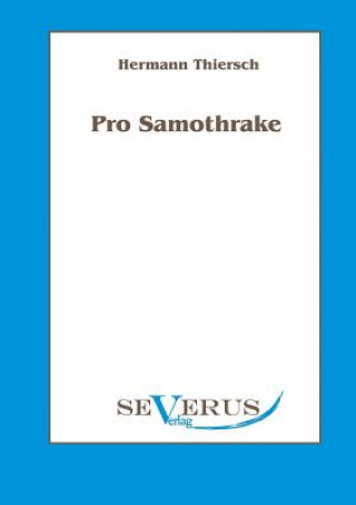 Knjiga Pro Samothrake Hermann Thiersch