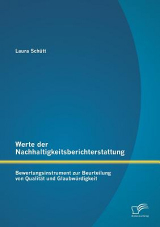 Kniha Werte der Nachhaltigkeitsberichterstattung Laura Schütt