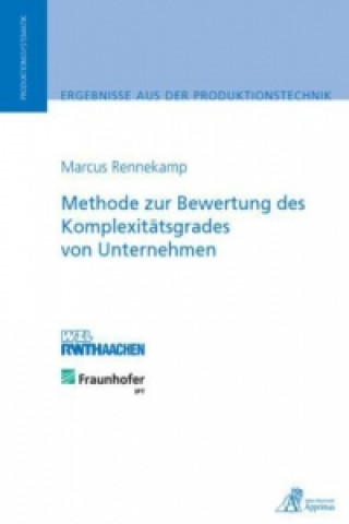 Livre Methode zur Bewertung des Komplexitätsgrades von Unternehmen Marcus Rennekamp