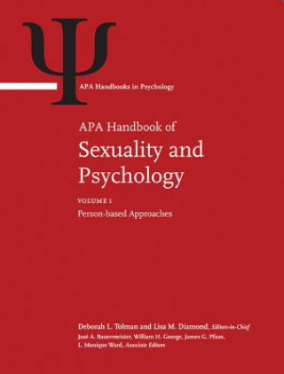 Carte APA Handbook of Sexuality and Psychology Deborah L. Tolman