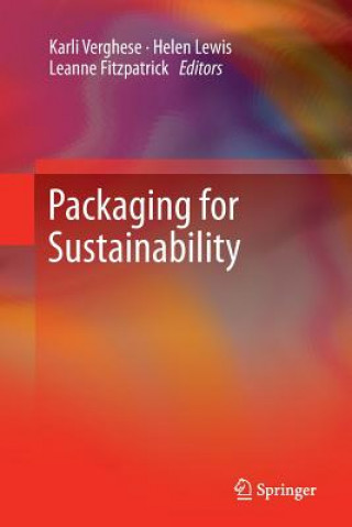 Knjiga Packaging for Sustainability Karli Verghese