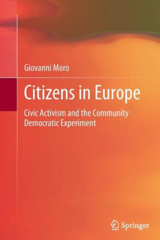 Livre Citizens in Europe Giovanni Moro