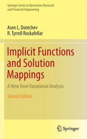 Könyv Implicit Functions and Solution Mappings Asen L. Dontchev