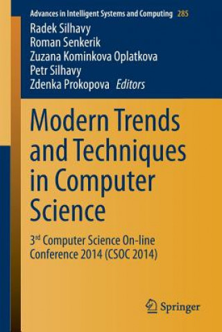 Kniha Modern Trends and Techniques in Computer Science Radek Silhavy