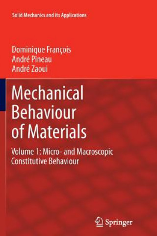 Kniha Mechanical Behaviour of Materials Dominique François