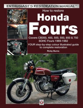 Kniha How to Restore Honda Fours Ricky Burns