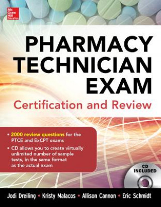 Livre Pharmacy Technician Exam Certification and Review Jodi Dreiling