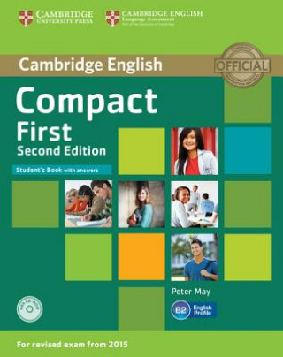Kniha Compact First Student's Book with Answers with CD-ROM Peter May