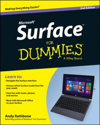 Kniha Surface For Dummies 2e Andy Rathbone