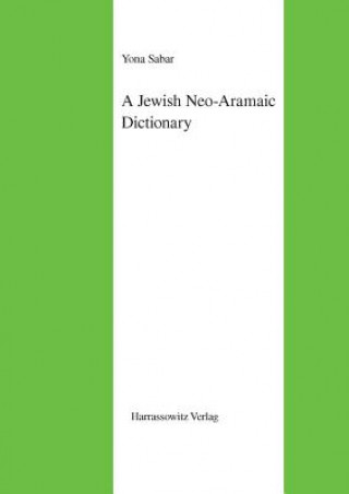 Carte JEWISH NEO-ARAMAIC DICTIONARY Yona Sabar