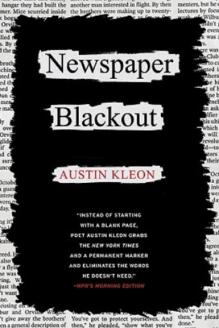 Carte Newspaper Blackout Austin Kleon