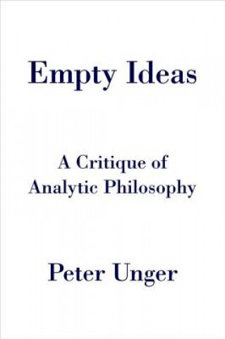 Livre Empty Ideas Peter Unger