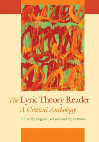 Kniha Lyric Theory Reader Virginia Jackson