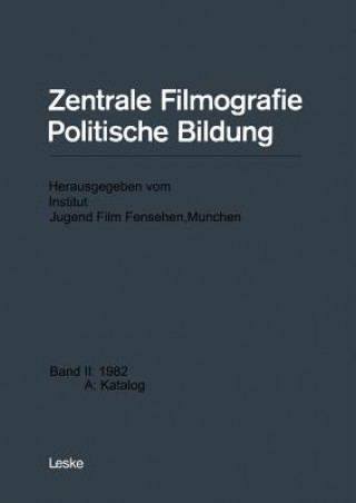 Könyv Zentrale Filmografie Politische Bildung München Institut Jugend Film Fernsehen