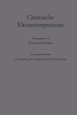 Könyv Chemische Elementarprozesse Hermann Hartmann