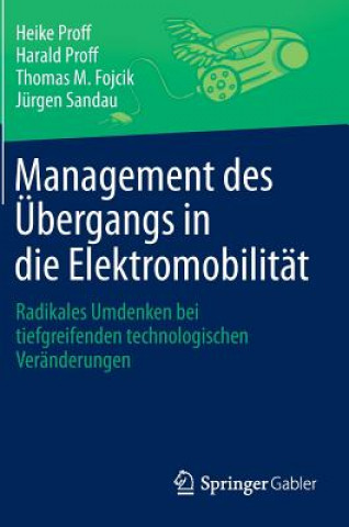 Kniha Management des UEbergangs in die Elektromobilitat Heike Proff