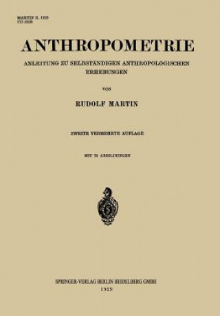 Carte Anthropometrie Rudolf Martin