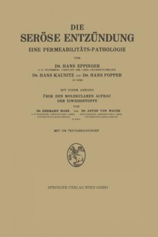 Book Die Seroese Entzundung Hans Eppinger