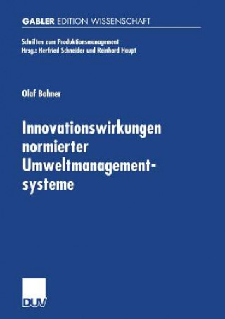 Carte Innovationswirkungen Normierter Umweltmanagementsysteme Olaf Bahner
