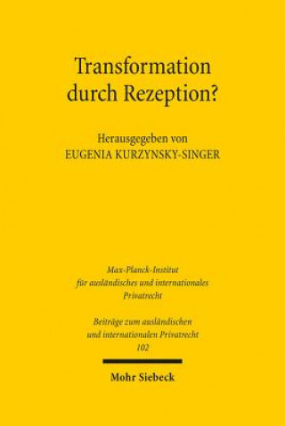 Книга Transformation durch Rezeption? Eugenia Kurzynsky-Singer