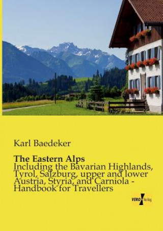 Carte Eastern Alps Karl Baedeker