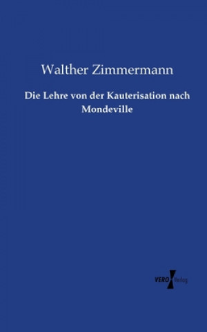 Książka Lehre von der Kauterisation nach Mondeville Walther Zimmermann