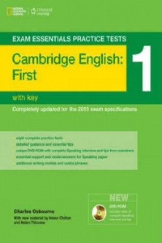 Книга Exam Essentials: Cambridge First Practice Tests 1 w/key + DV Charles Osborne