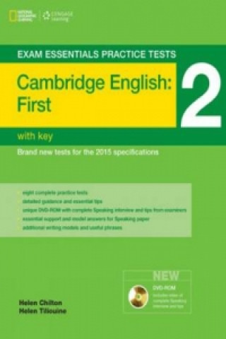 Carte Exam Essentials: Cambridge First Practice Tests 2 w/key + DV Helen Chilton