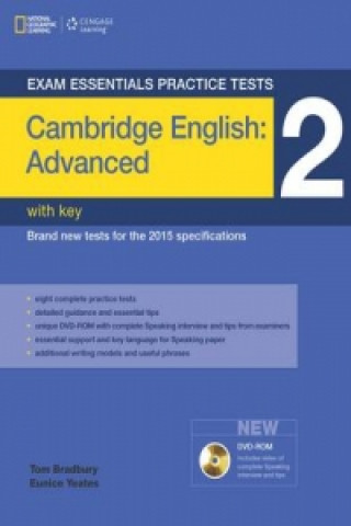 Kniha Exam Essentials: Cambridge Advanced Practice Tests 2 w/key + Tom Bradbury