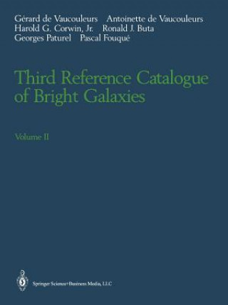 Livre Third Reference Catalogue of Bright Galaxies Gerard de Vaucouleurs