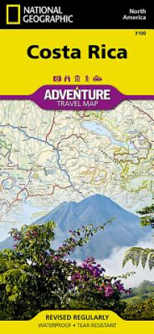 Nyomtatványok Costa Rica National Geographic Maps