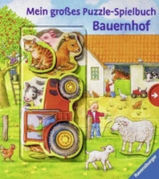 Carte Mein großes Puzzle-Spielbuch Bauernhof Anne Möller