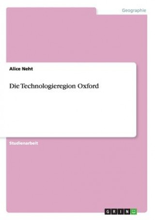 Buch Technologieregion Oxford Alice Neht