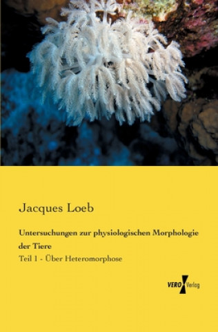 Książka Untersuchungen zur physiologischen Morphologie der Tiere Jacques Loeb