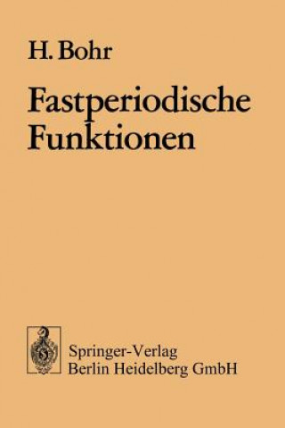 Książka Fastperiodische Funktionen H. Bohr