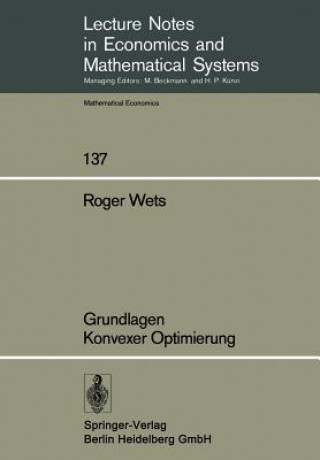 Carte Grundlagen Konvexer Optimierung R. Wets