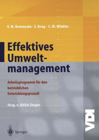 Kniha Effektives Umweltmanagement Volker Brennecke