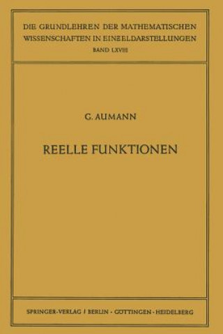 Knjiga Reelle Funktionen, 1 Georg Aumann