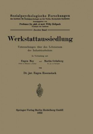 Könyv Werkstattaussiedlung Eugen Rosenstock