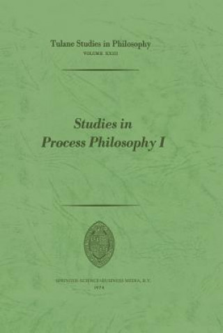 Knjiga Studies in Process Philosophy I Robert C. Whittemore