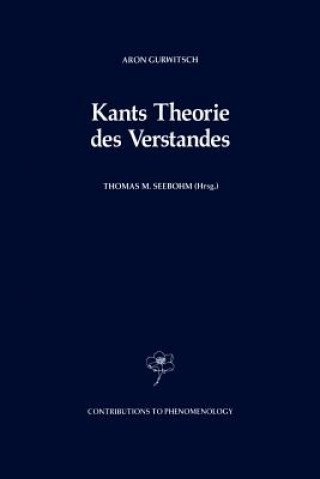 Book Kants Theorie des Verstandes Aron Gurwitsch