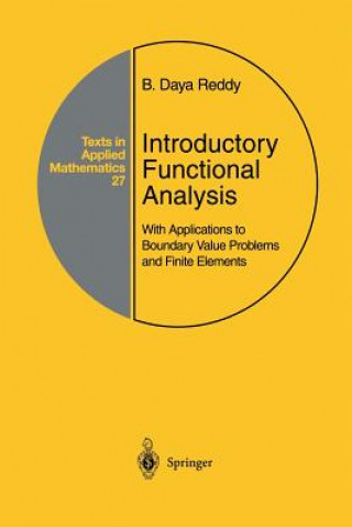 Carte Introductory Functional Analysis, 1 B.D. Reddy