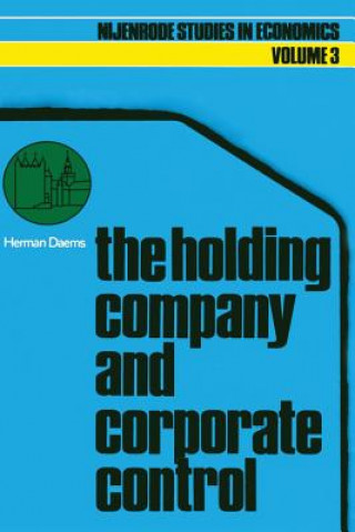 Kniha holding company and corporate control Herman P. Daems