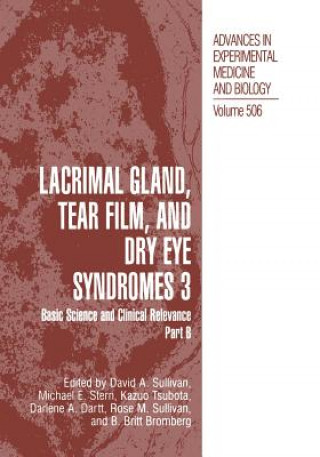 Könyv Lacrimal Gland, Tear Film, and Dry Eye Syndromes 3 David A. Sullivan